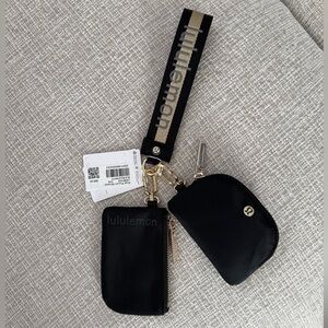 NWT Lululemon Dual Pouch Wristlet